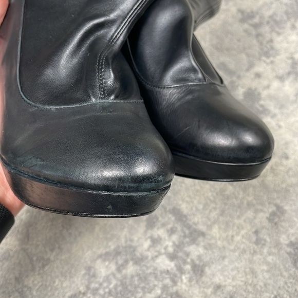 New Balmain Soft Leather Ankle Boots Black Stiletto Sock Boot Sz 39 - Picture 11 of 11